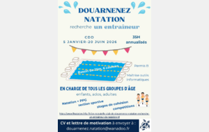 Douarnenez Natation recherche un entraîneur