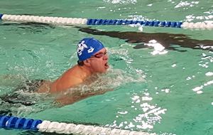 Stefan en pleine action au 100 brasse