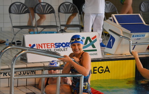 Christine contente de son chrono